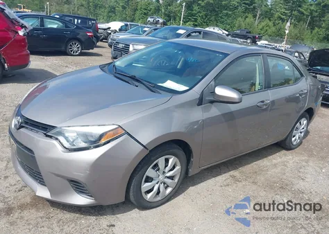 2016 Toyota Corolla Le from USA, damaged, VIN 2T1BURHE7GC743238
